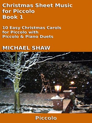 cover image of Christmas Sheet Music for Piccolo--Book 1